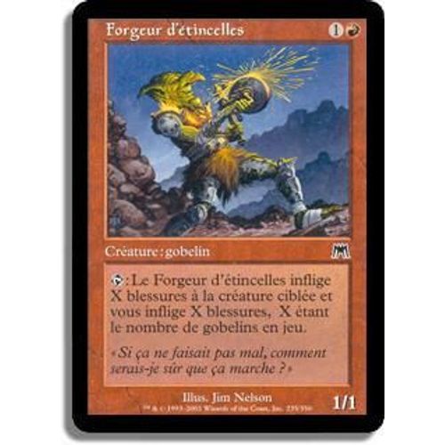 Magic The Gathering - Forgeur D'étincelles (Sparksmith) - Carnage - Commune