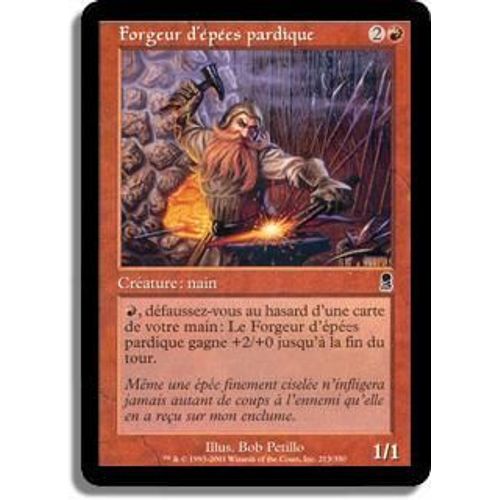 Magic The Gathering - Forgeur D'épées Pardique (Pardic Swordsmith) - Odyssée - Commune