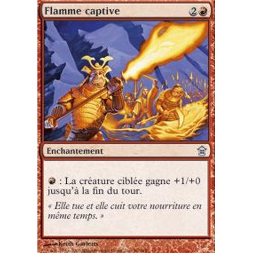 Magic The Gathering - Flamme Captive (Captive Flame) - Libérateurs De Kamigawa - Unco