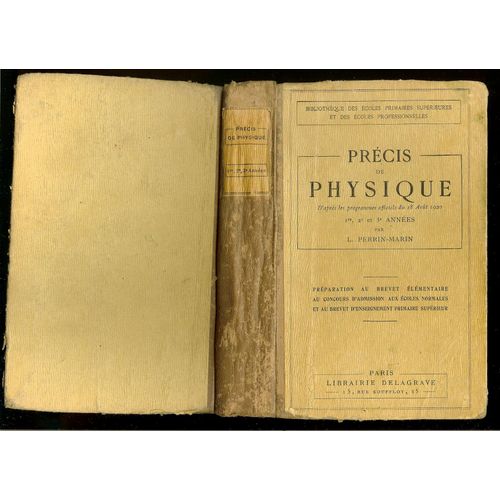 Précis De Physique 1.2.3 Èmes  Années