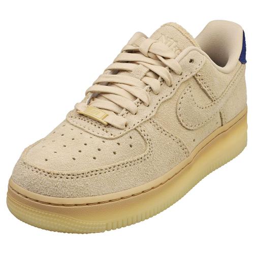 Nike AIR FORCE 1 07 LX Femme Baskets de Cuir et Suedine Bleu Gris Rakuten