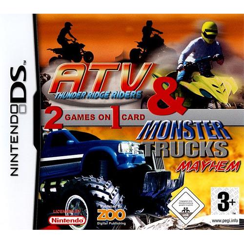 Atv Thunder Ridge Riders & Monster Trucks Mayhem Nintendo Ds