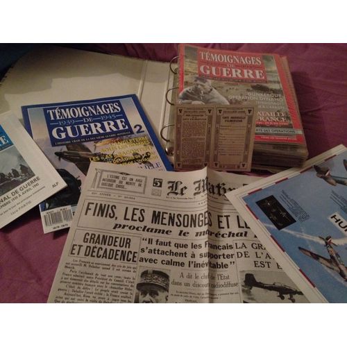 Témoignages De Guerre 1939-1945 0