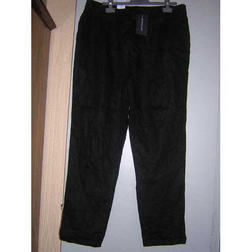 Pantalon Promod Neuf Taille 44 Lin 100%.