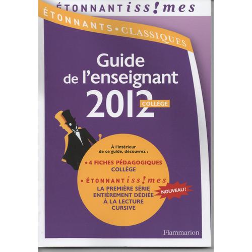 Guide De L'enseignant 2012 - College