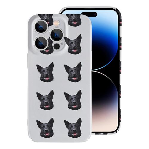 Coque Iphone Samsung Black Allemand Shepherd Dog - Superbe! Compatibilité Pour Étui 18 17 16 15 14 13 12 Plus Pro Max Galaxy S25 S24 S23 S22 Ultra Note 20