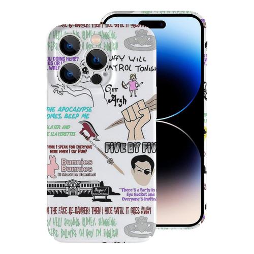 Coque Iphone Samsung Buffy The Vampire Slayer Collage Compatibilité Pour Étui 18 17 16 15 14 13 12 Plus Pro Max Galaxy S25 S24 S23 S22 Ultra Note 20