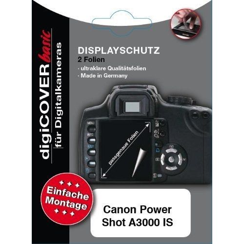 DIGICOVER - PROTECTION D'ÉCRAN POUR CANON POWERSHOT A3000 IS