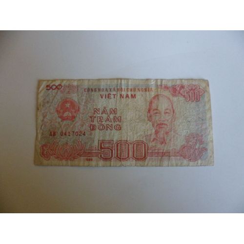 Viet-Nam 500 Dong 1988 , De Circulation
