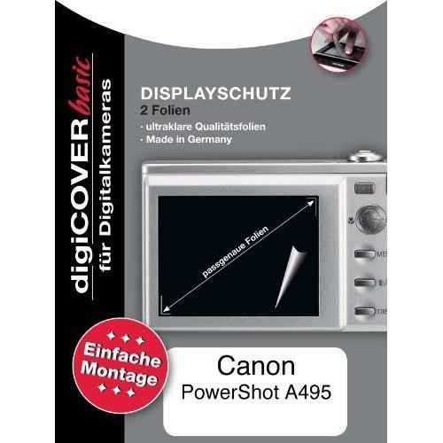 DIGICOVER - PROTECTION D'ÉCRAN POUR CANON POWERSHOT A495