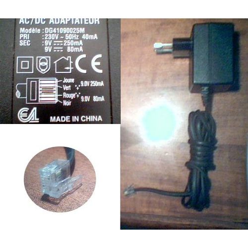Chargeur pour console Doro, Modèle DG41090025M