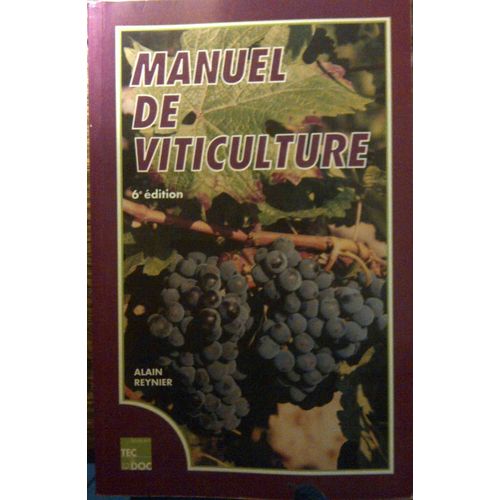 Manuel De Viticulture