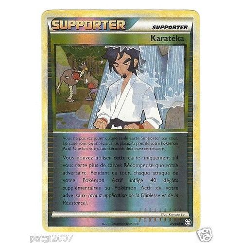 Carte Pokemon Supporter Holo Reverse Karateka 85/102 Serie Triomphe Fr