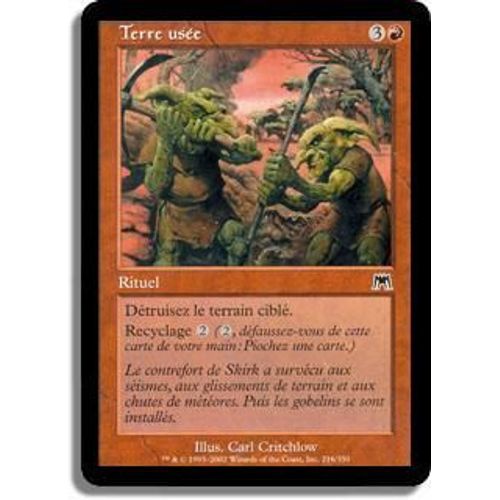 Magic The Gathering - Terre Usée (Lay Waste) - Carnage - Commune