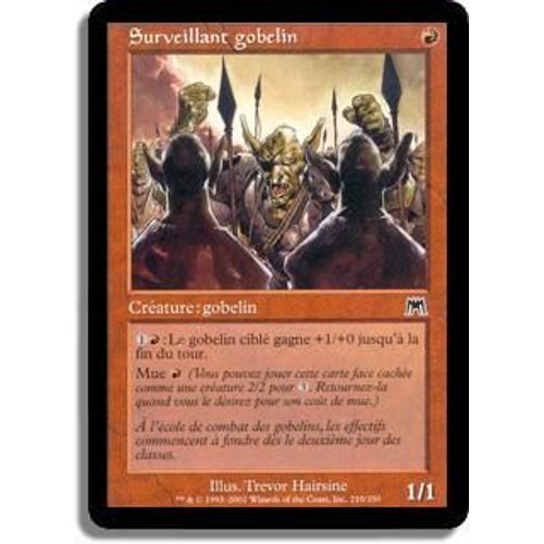 Magic The Gathering - Surveillant Gobelin (Goblin Taskmaster) - Carnage - Commune