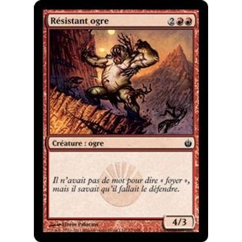 Magic The Gathering - Résistant Ogre (Ogre Resister) - Mirrodin Assiégé - Commune