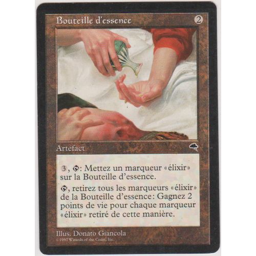 1x Bouteille D'essence / Essence Bottle - Unco - Édition Tempête / Tempest - Carte Magic Mtg