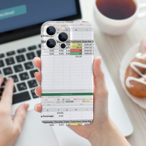 Coque Iphone Samsung Feuille De Calcul Excel Compatibilité Pour Étui 18 17 16 15 14 13 12 Plus Pro Max Galaxy S25 S24 S23 S22 Ultra Note 20