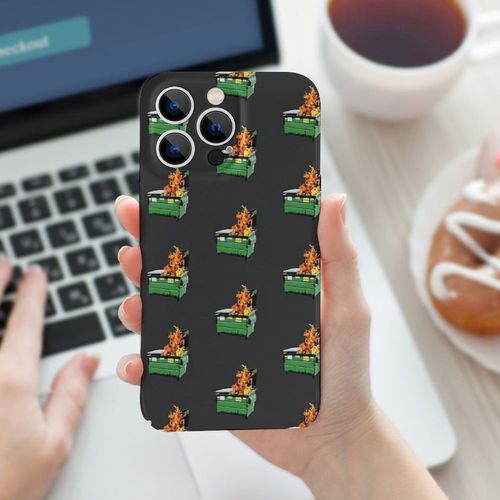 Coque Iphone Samsung Fire De Benne À Ordures Drôle Compatibilité Pour Étui 18 17 16 15 14 13 12 Plus Pro Max Galaxy S25 S24 S23 S22 Ultra Note 20