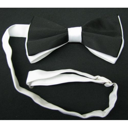 Cravate Noeud Papillon Lavalière Largeur 12 Cm Taille Réglable Noir Lolita