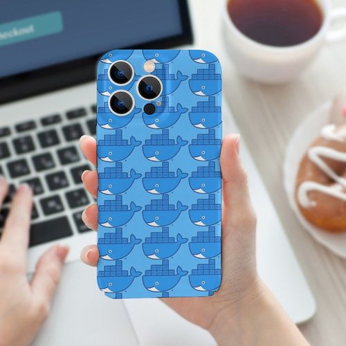 Coque Iphone Samsung Docker Moby Logo (2020) Compatibilité Pour Étui 18 17 16 15 14 13 12 Plus Pro Max Galaxy S25 S24 S23 S22 Ultra Note 20