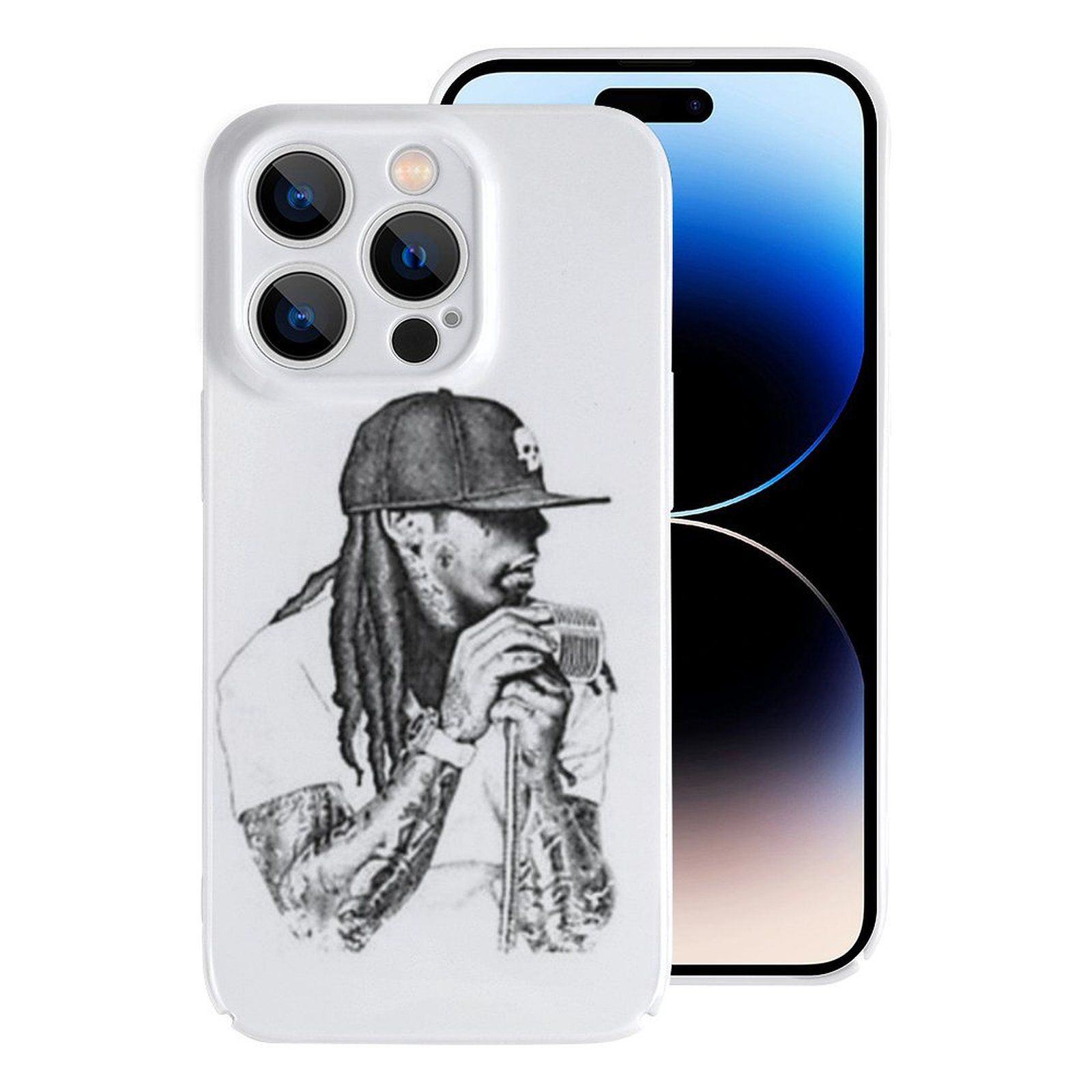 Coque Iphone Samsung Lil Wayne Compatibilité Pour Étui 18 17 16 15 14 13 12 Plus Pro Max Galaxy S25 S24 S23 S22 Ultra Note 20