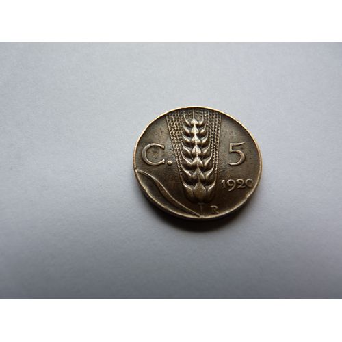 5 Centesimi Italie 1920
