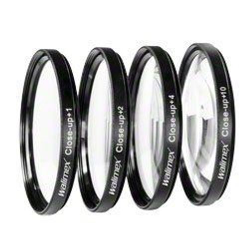 WALIMEX - SET DE LENTILLES DE MACRO - 62 MM - DIOPTRIES +1/+2/+4/+10