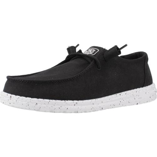 Hey Dude Wendy Slub Canvas Colour Noir