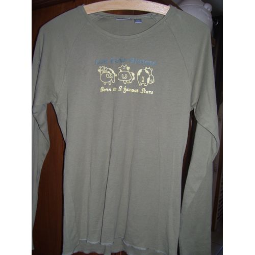 T-Shirt Kiabi Vert T 16 Ans Comme Neuf