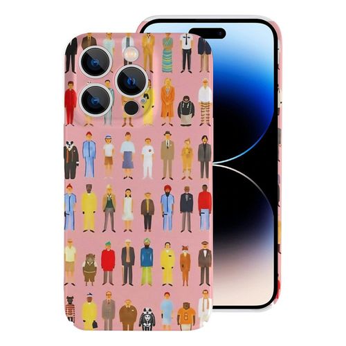 Coque Iphone Samsung Personnages De Films Wes Anderson Compatibilité Pour Étui 18 17 16 15 14 13 12 Plus Pro Max Galaxy S25 S24 S23 S22 Ultra Note 20