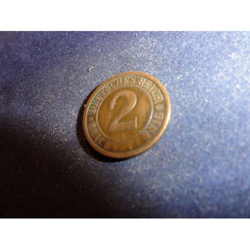 Allemagne,2 Deutsches Reichpfennig,1924