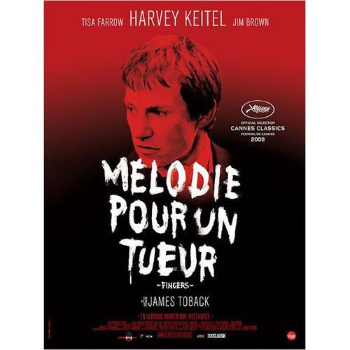 Mélodie Pour Un Tueur (Fingers) -Véritable Affiche De Cinéma Pliée - Format 40x60 Cm - De James Toback Avec Harvey Keitel, Tisa Farrow, Jim Brown, Danny Aiello  - Reedition 2012