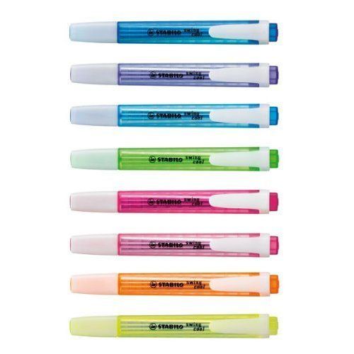 Stabilo - Swing Cool - Surligneur De Poche - Pointe Biseautée - Violet - Lot De 10