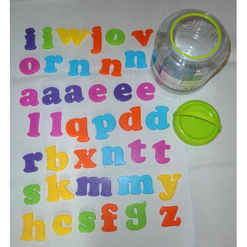 J'apprends L'alphabet ! 40 Maxi Lettres Minuscules Magnétiques Fnac Éveil Et Jeux