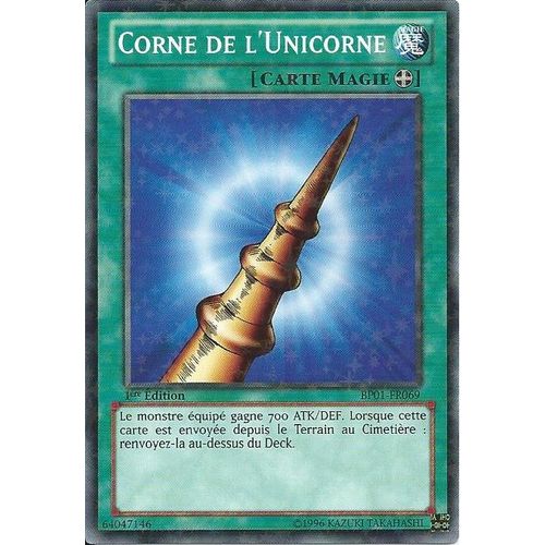 Corne De L'unicorne (Starfoil)- Battlepack Aube Epique (Bp01-Fr069) ! Yu-Gi-Oh