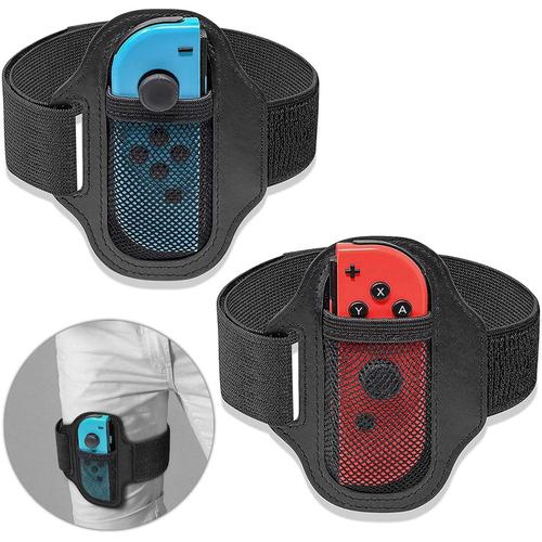 2 Pi¿¿Ces Sangle De Jambe pour Switch Bande De Jambe pour Switch Universelle Sangle De Jambe Compatible avec Switch Ring Fit Adventure Sangles De Jambe ¿¿Lastiques R¿¿Glables pour Ring Fit Switch