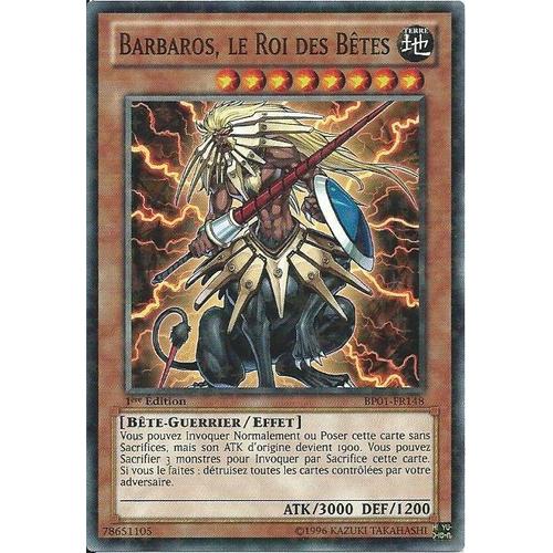 Barbaros, Le Roi Des Betes- Battlepack Aube Epique (Bp01-Fr148) ! Yu-Gi-Oh