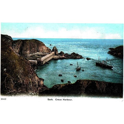 Carte Postale Ancienne, Guernesey, Sark, Creux Harbour