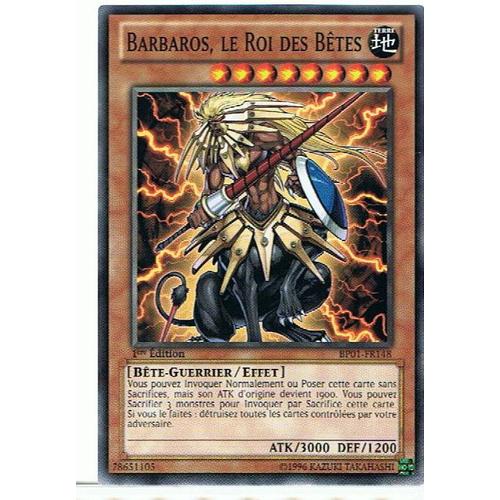 Barbaros, Le Roi Des Bêtes (Beast King Barbaros) - Yu-Gi-Oh! - Bp01-Fr148 - C