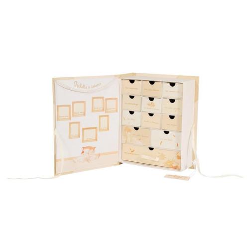 Coffret De Naissance Basile Et Lola Nature Moulin Roty