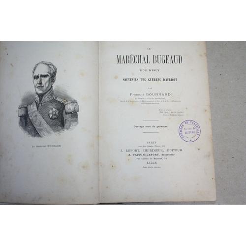 Militaria Guerres D'afrique Marechal Bugeaud F. Bournand Hommage À V. Sardou