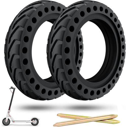 Pneu Trotinette Electrique Pour Xiaomi M365/Pro 2 Pneu Plein 8,5 Pouces Roue Trotinette Remplacement Crevaison Increvable Solide Pour Scooter