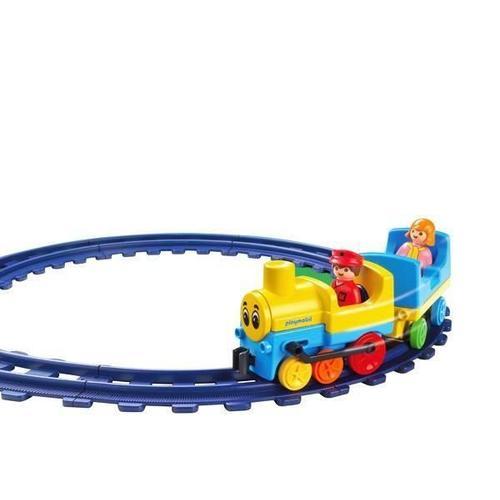 🌟 Jeu De Construction Train Avec Rails Playmobil 123 Réf: 6760 Complet