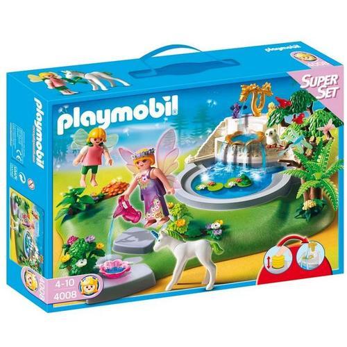 Playmobil Princess 4008 - Superset Fées Et Fontaine Enchantée