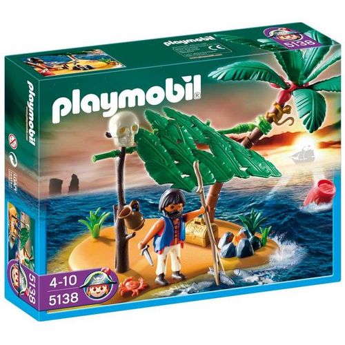 Playmobil Pirates 5138 - Ile Déserte Et Naufragé
