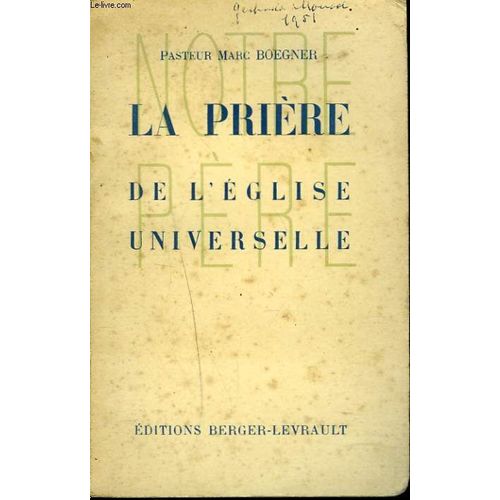 La Priere De L'eglise Universelle