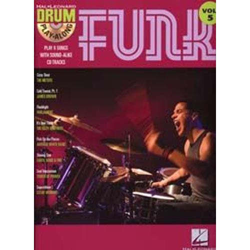 Funk - Drum Play-Along Volume 5 (Book/Online Audio)