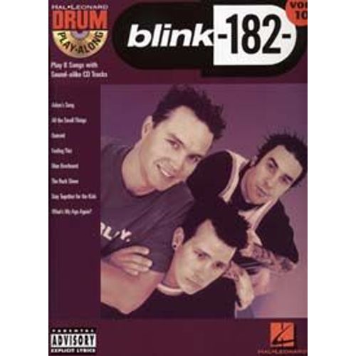 Blink-182 Drum Play-Along Volume 10 - Book/Online Audio