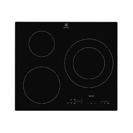 Electrolux E6003HIK - Table de cuisson à induction - 3 plaques de cuisson - Niche - largeur : 56 cm - profondeur : 49 cm - sans cadre - noir
